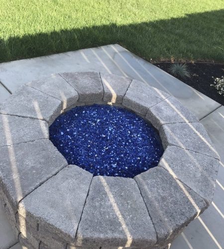 Outdoor firepit.