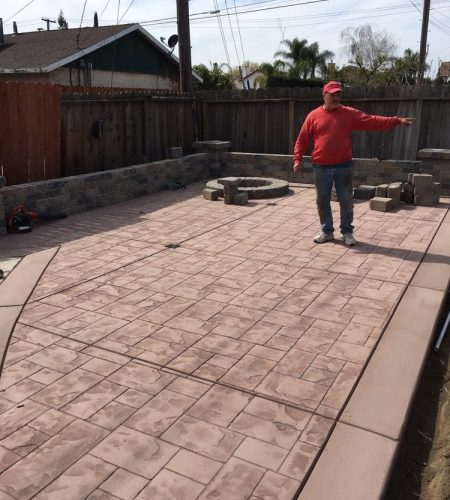 Patio pavers installation in Modesto